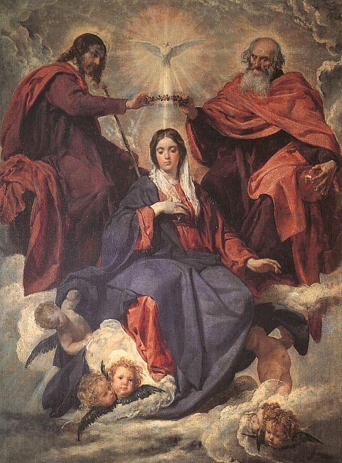 Diego Velazquez The Coronation of the Virgin